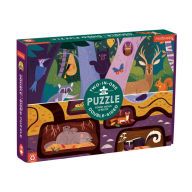 Title: Forest Above & Below 100 Piece Double-Sided Puzzle