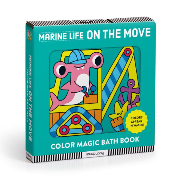 Marine Life On the Move Color Magic Bath Book