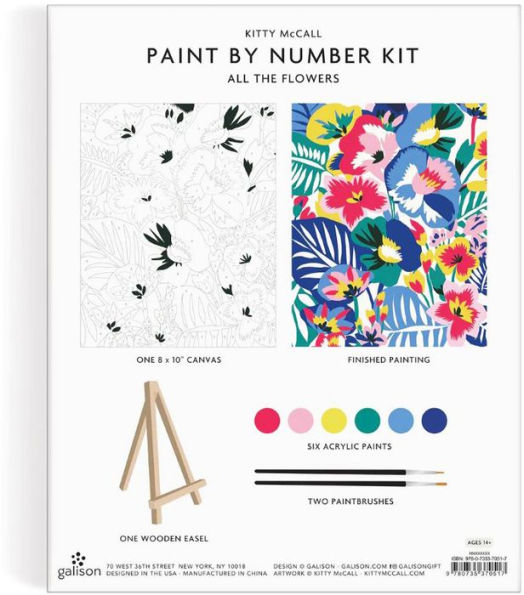 All the Flowers Paint By Number Kit