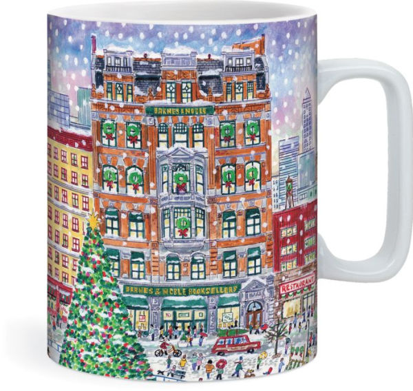 Michael Storrings Christmas at Union Square Ceramic Mug