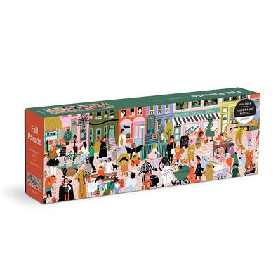 Fall Parade 1000 Piece Panoramic Puzzle