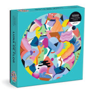 Title: Mina Hamada Luna de Flor 1000 Piece Round Puzzle