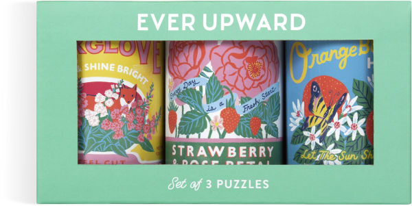 Ever Upward Set of 3 Puzzles in Tins