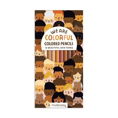 We Are Colorful Skin Tone Colored Pencil Set