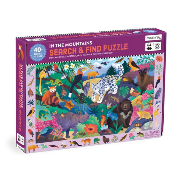 In the Mountains Search & Find Puzzle