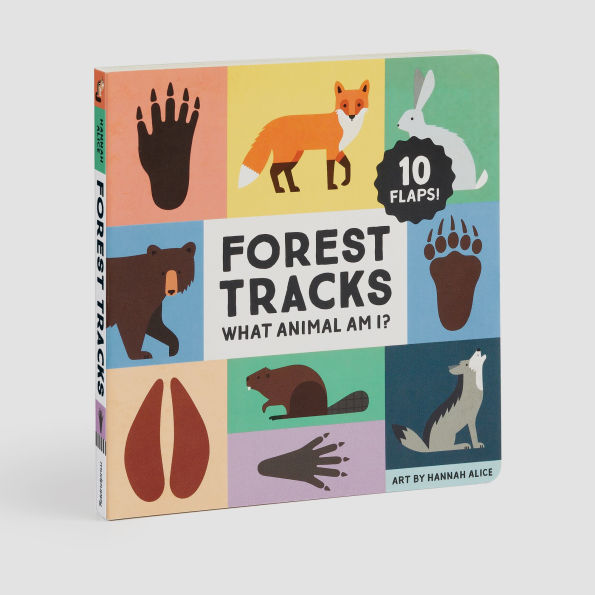 Forest Tracks: What Animal Am I? Lift-the-Flap Board Book