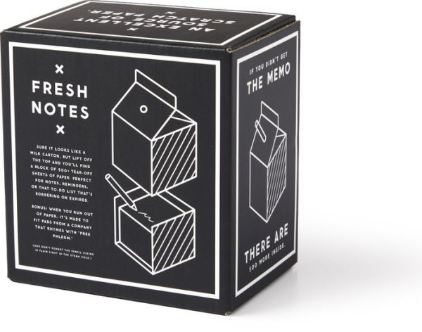 Fresh Ideas Milk Carton Note Set