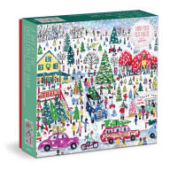 Title: Michael Storrings Christmas Tree Farm 1000 Piece Foil Puzzle