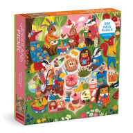 Title: Woodland Picnic 500 Piece Family Puzzle