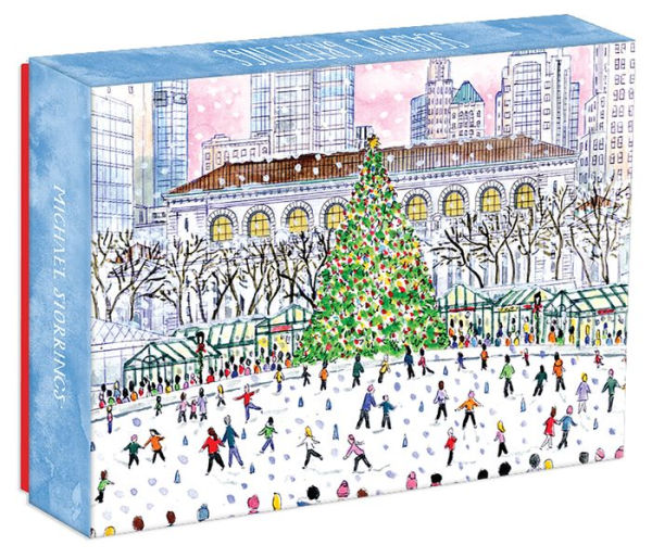 Michael Storring Bryant Park Skaters Holiday Notecards