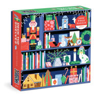 Title: Deck the Shelves 1000 Piece Puzzle in a Square Box
