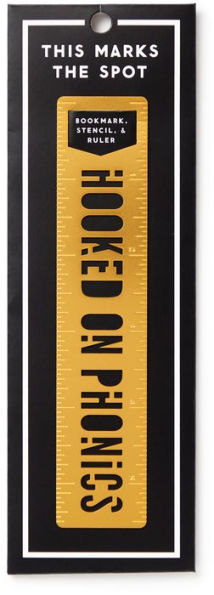 Hooked on Phonics Metal Bookmark Stencil