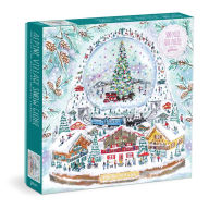 Title: Michael Storrings Alpine Village Snowglobe 500 Piece Foil Puzzle