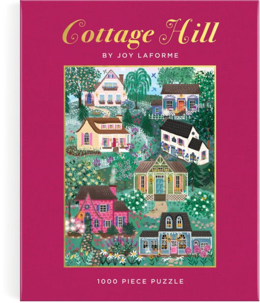Joy Laforme Cottages on the Hillside 1000 Pc Book Puzzle