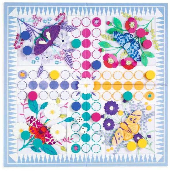 Ludo In Bloom Classic Board Game Set