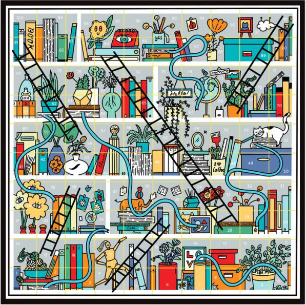 Books and Ladders Classic Board Game