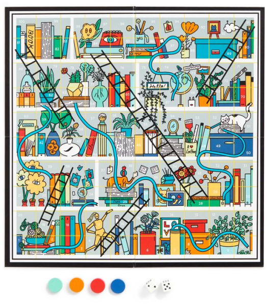 Books and Ladders Classic Board Game