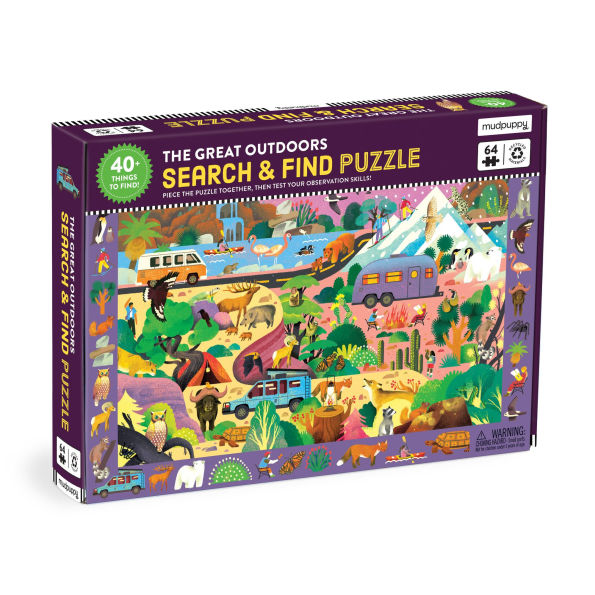 Great Outdoors 64 piece Search and Find Puzzle