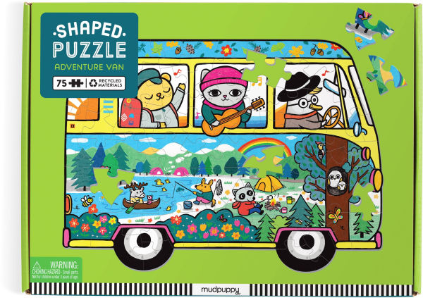 Adventure Van 75 Piece Shaped Scene Puzzle