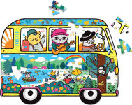 Alternative view 4 of Adventure Van 75 Piece Shaped Scene Puzzle