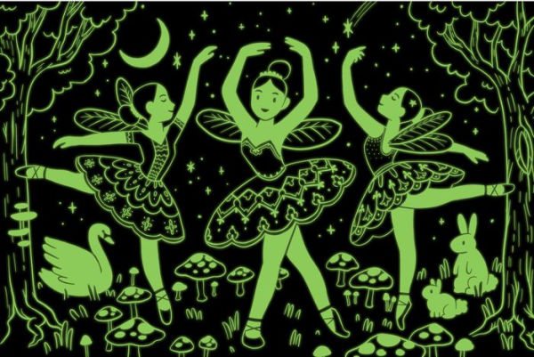 Moonlight Ballet 100 Piece Glow in the Dark Puzzle by Mudpuppy, Corey ...