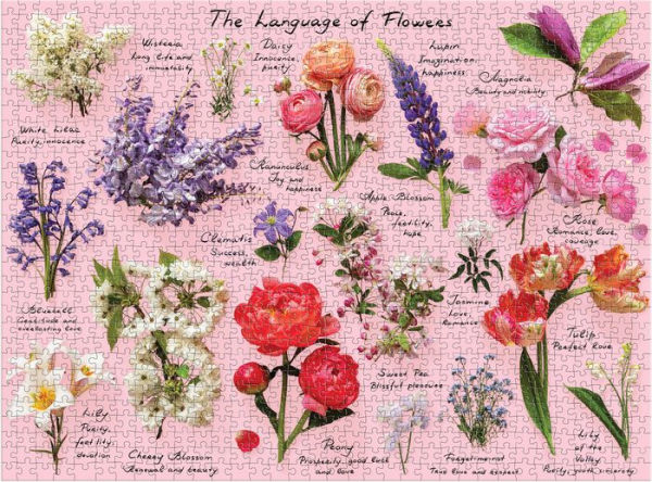 Language of Flowers 1000 Piece Puzzle