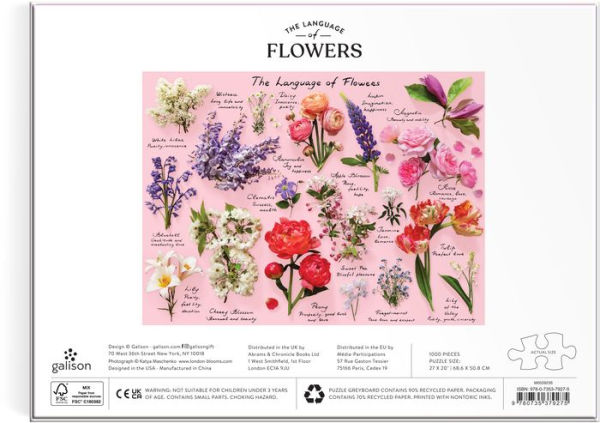 Language of Flowers 1000 Piece Puzzle