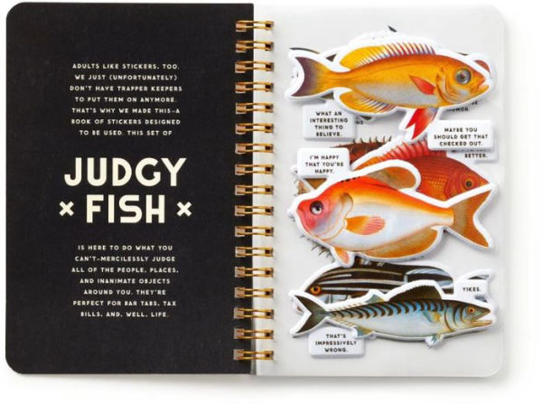 Judgy Fish Sticker Book