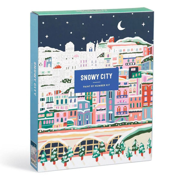 Snowy City Paint by Number Kit