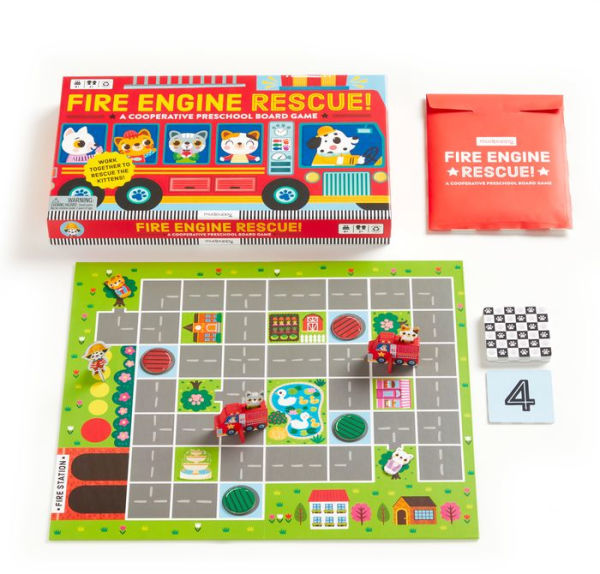 Fire Engine Rescue! Cooperative Board Game