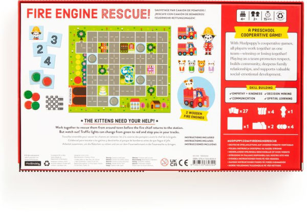 Fire Engine Rescue! Cooperative Board Game