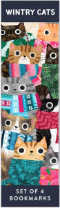 Title: Wintry Cats Bookmark Set