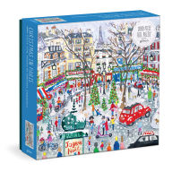 Title: Michael Storrings Christmas in Paris 1000 Piece Foil Puzzle