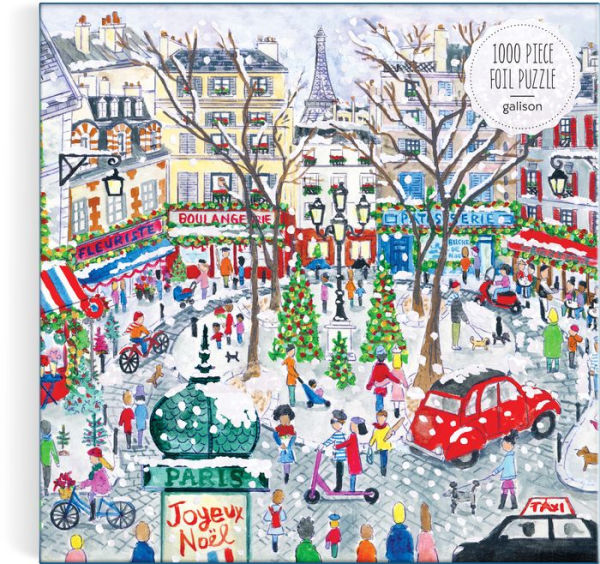Michael Storrings Christmas in Paris 1000 Piece Foil Puzzle