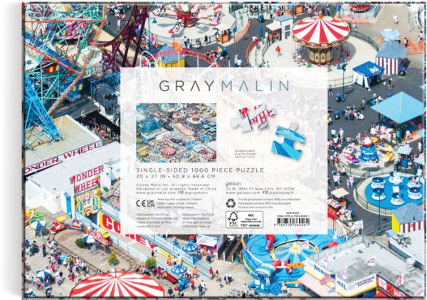 Gray Malin 1000 piece Puzzle Coney Island