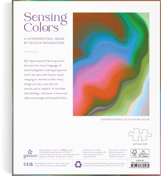 Sensing Colors by Jessica Poundstone 1000 Piece Puzzle