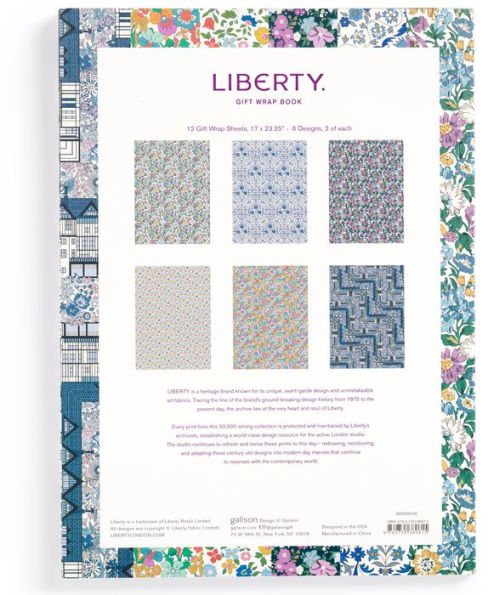 Liberty Gift Wrap Book