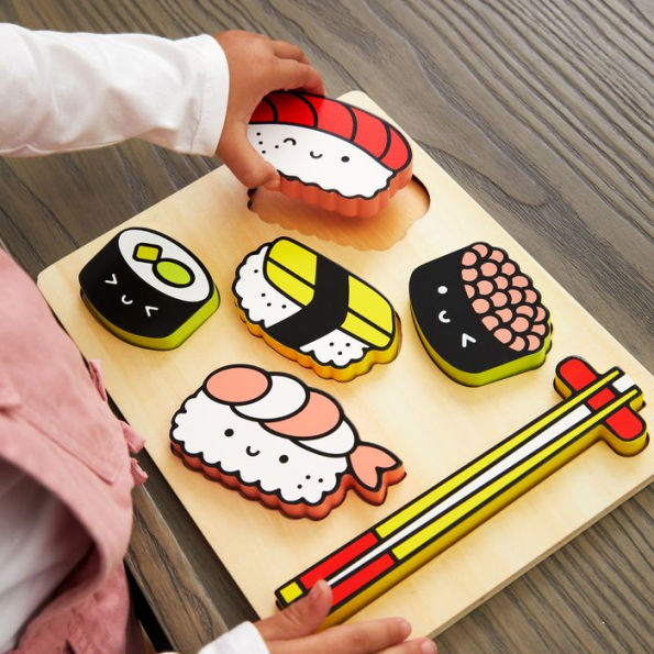 Sushi Friends Wooden Tray Puzzle