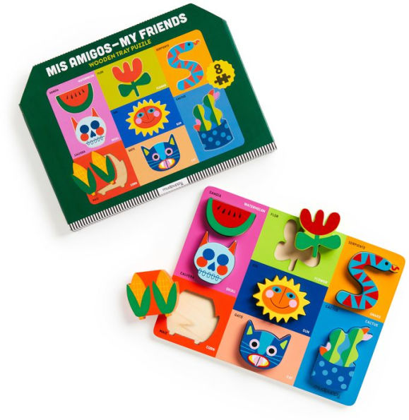 Mis Amigos-My Friends Wooden Tray Puzzle