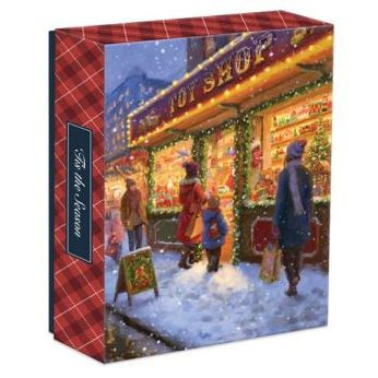 Holiday Stationery Winter Toy Shop Boxed Cards