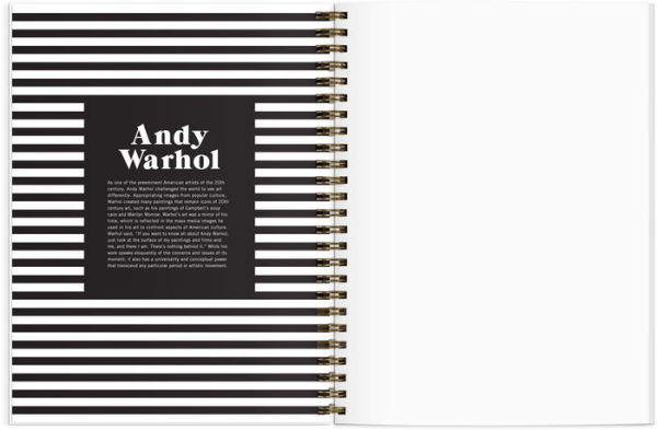 Andy Warhol Inspirational Sketchbook: Includes 12 Full-Color Pages of Artwork & Quotes From Andy Warhol