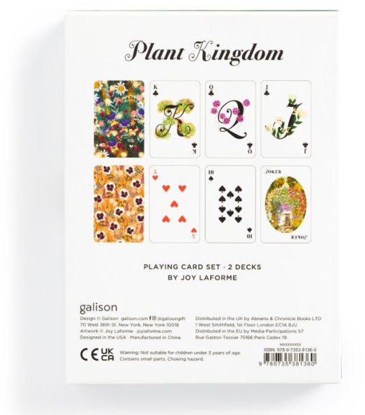 Joy Laforme Plant Kingdom Playing Card Set
