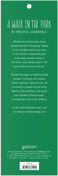 Michael Storrings Walk in the Park Magnetic Bookmarks