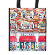 Title: Michael Storrings A Day at the Bookstore Reusable Shopping Bag, Author: Galison