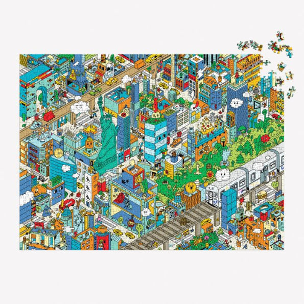 Uncovering New York City Search and Find 1000 Piece Puzzle