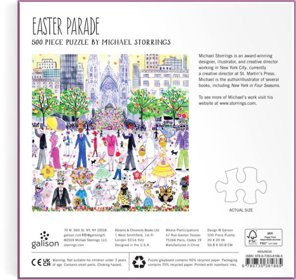 Michael Storrings Easter Parade 500 Piece Puzzle