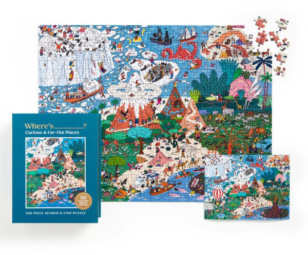 Where's ________? Curious and Far Out Places 500 Piece Search and Find Puzzle