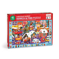 Title: Christmas Market 64 Piece Search & Find Puzzle