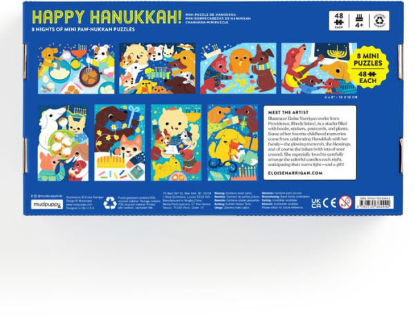 Happy Hanukkah! Countdown Puzzle Set