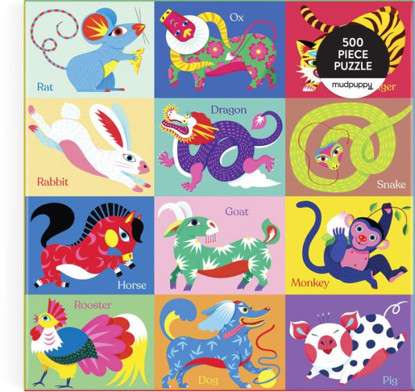 Chinese Zodiac 500 Piece Family Puzzle